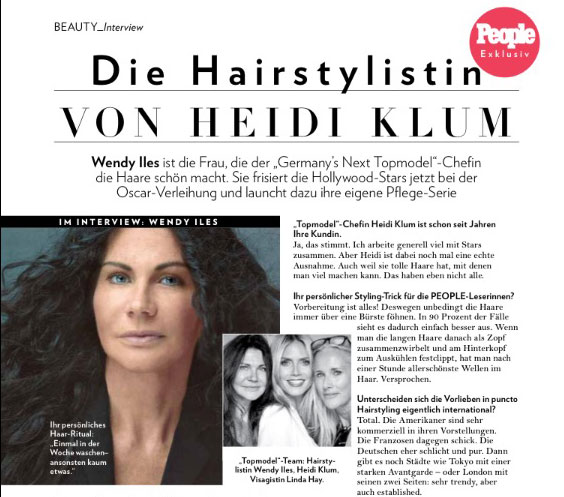 Die Hairstylistin Von Heidi Klum